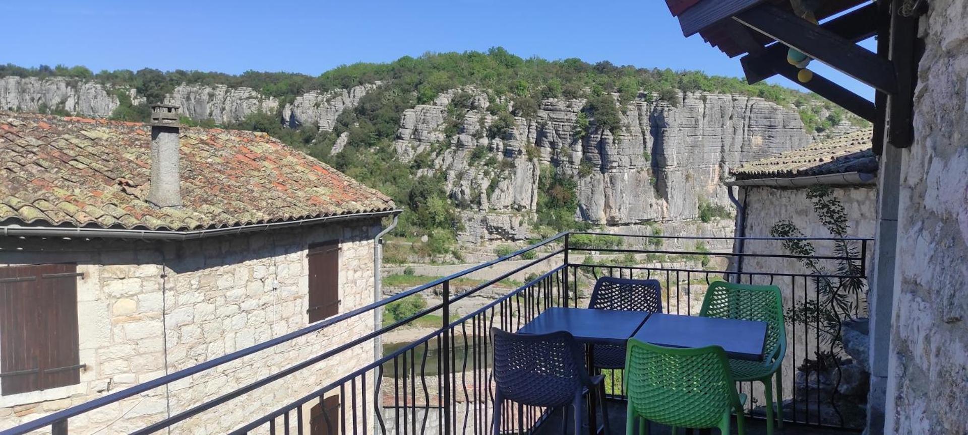 Maison Pierre Et Voute Au Coeur Du Village Balazuc Esterno foto